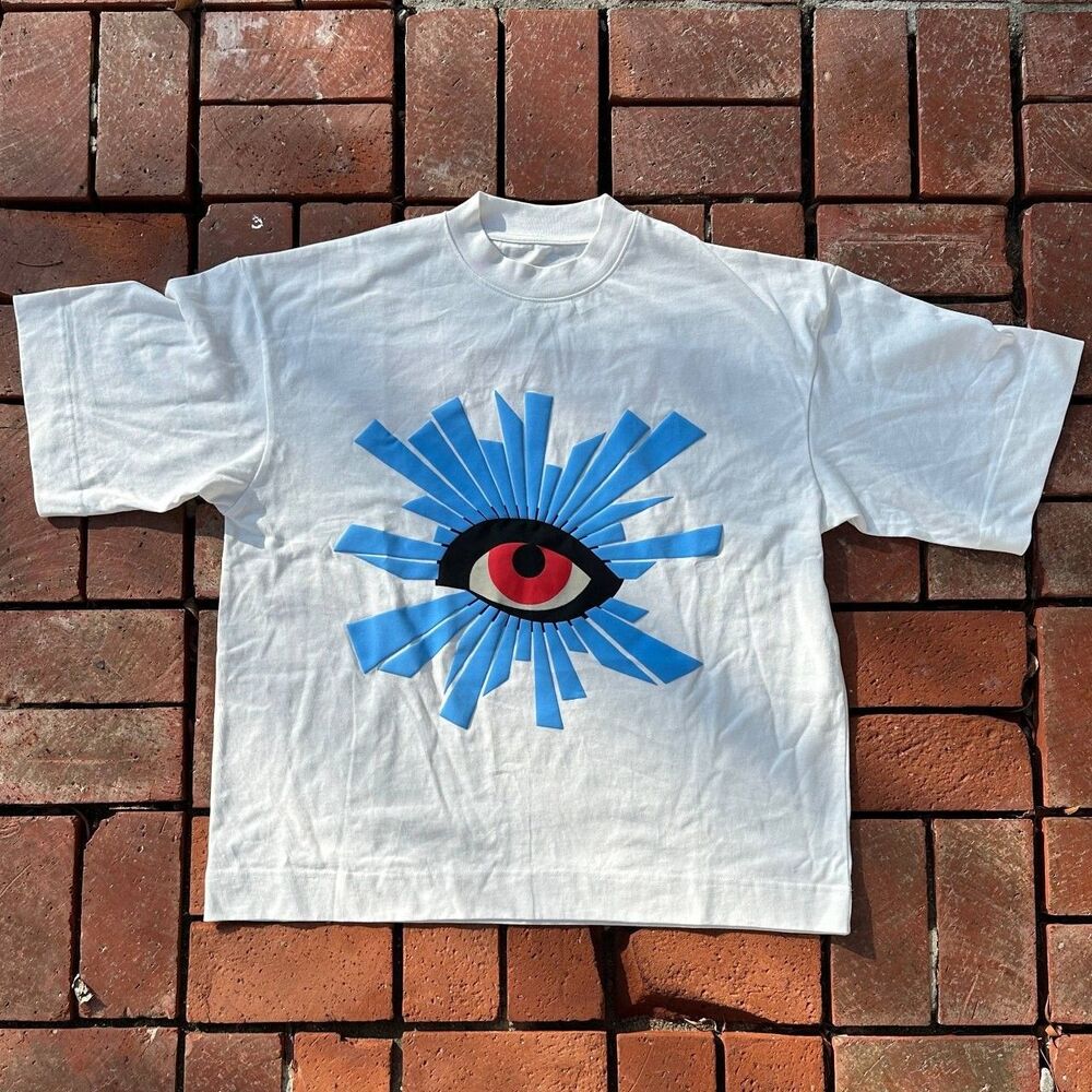 House of Errors 'All Seeing Eye' White Tee T Shirt Heavyweight Size M